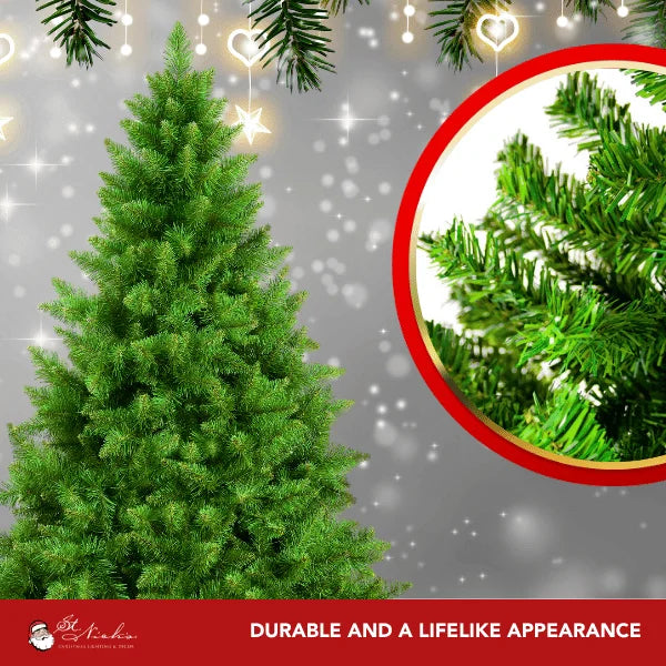 7.5 FT Green PVC Artificial Christmas Tree