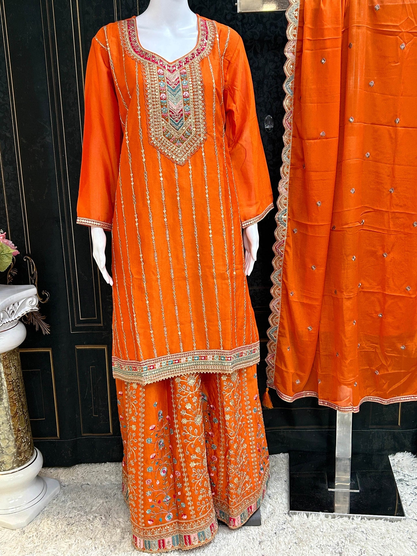 Heavy sharara suit