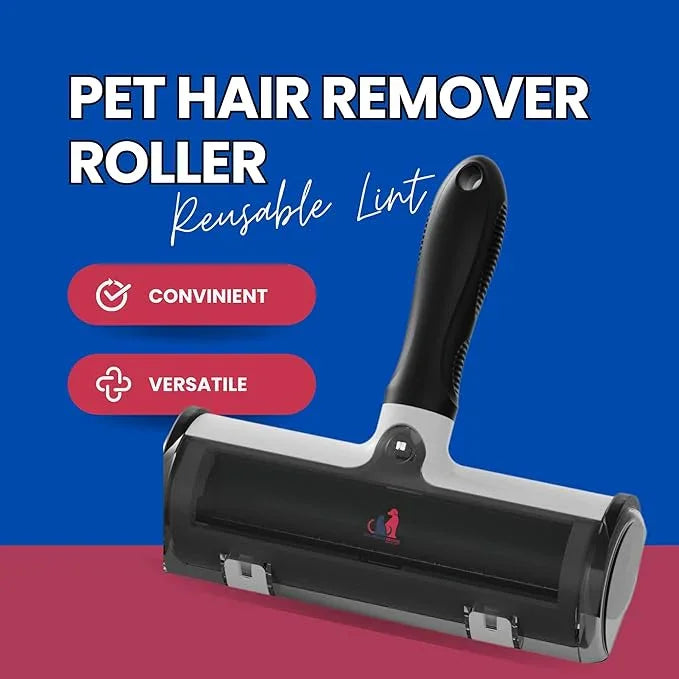 The Miracle Brands Pet Hair & Lint Remover – Reusable Self-Cleaning Roller Brush