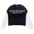NERO SU BIANCO LONGSLEEVE
