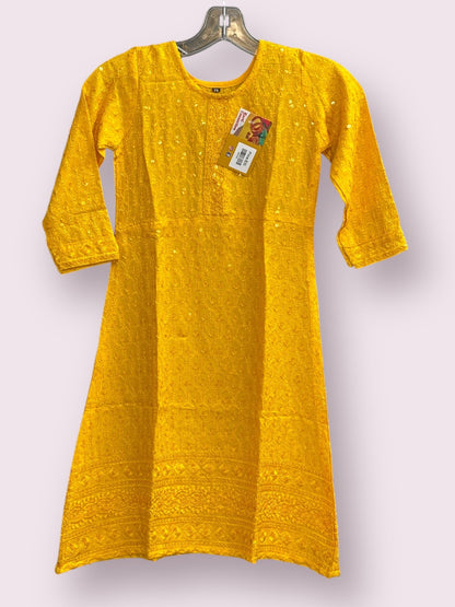 Kids Kurti : Chikankari