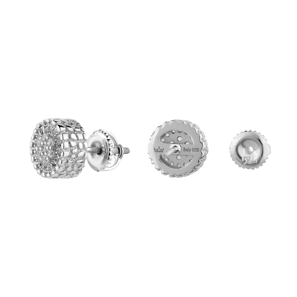 Round Nugget Earrings