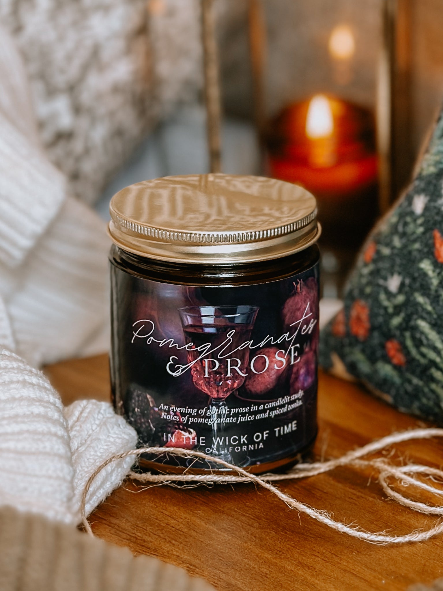 Pomegranates & Prose Candle
