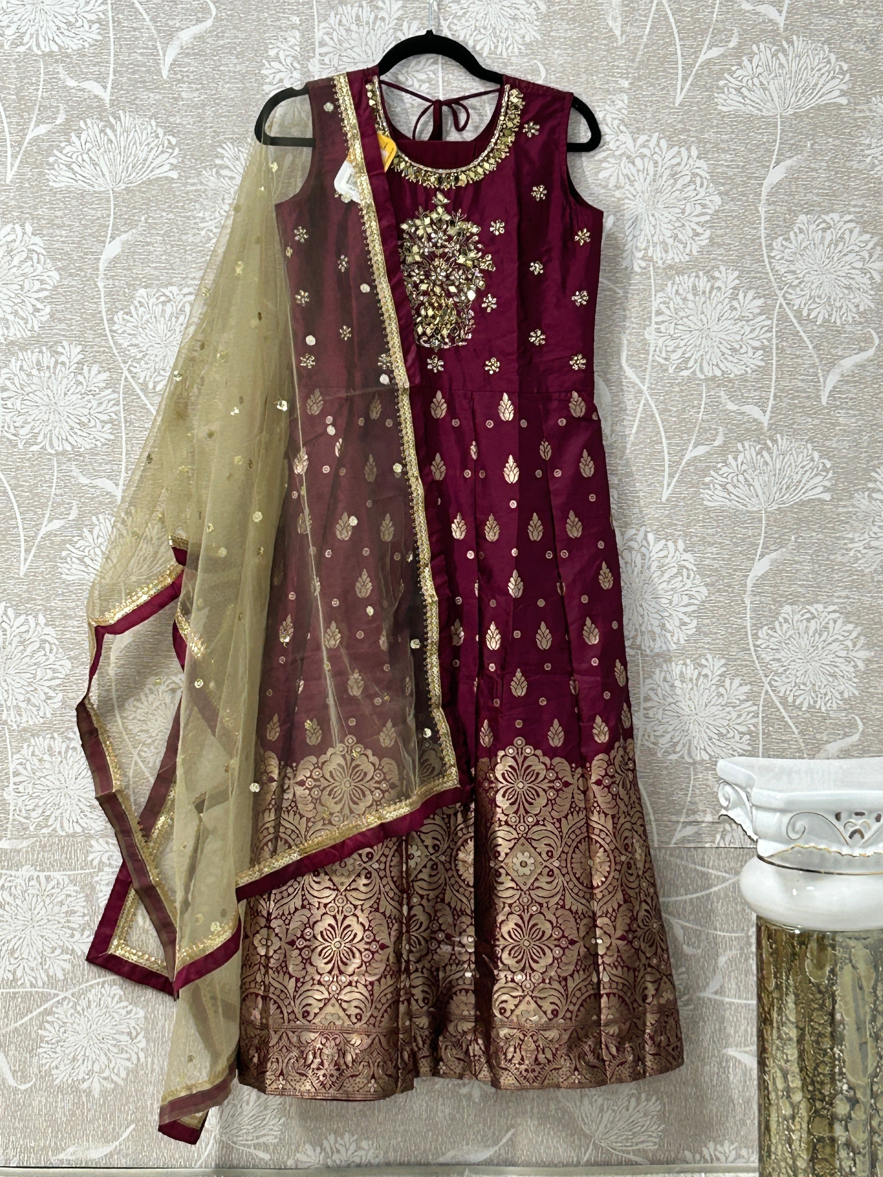 Kids / girls : Size 36 long kurti set