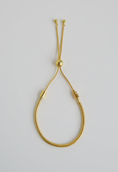 Adjustable Charm Bar Bracelet