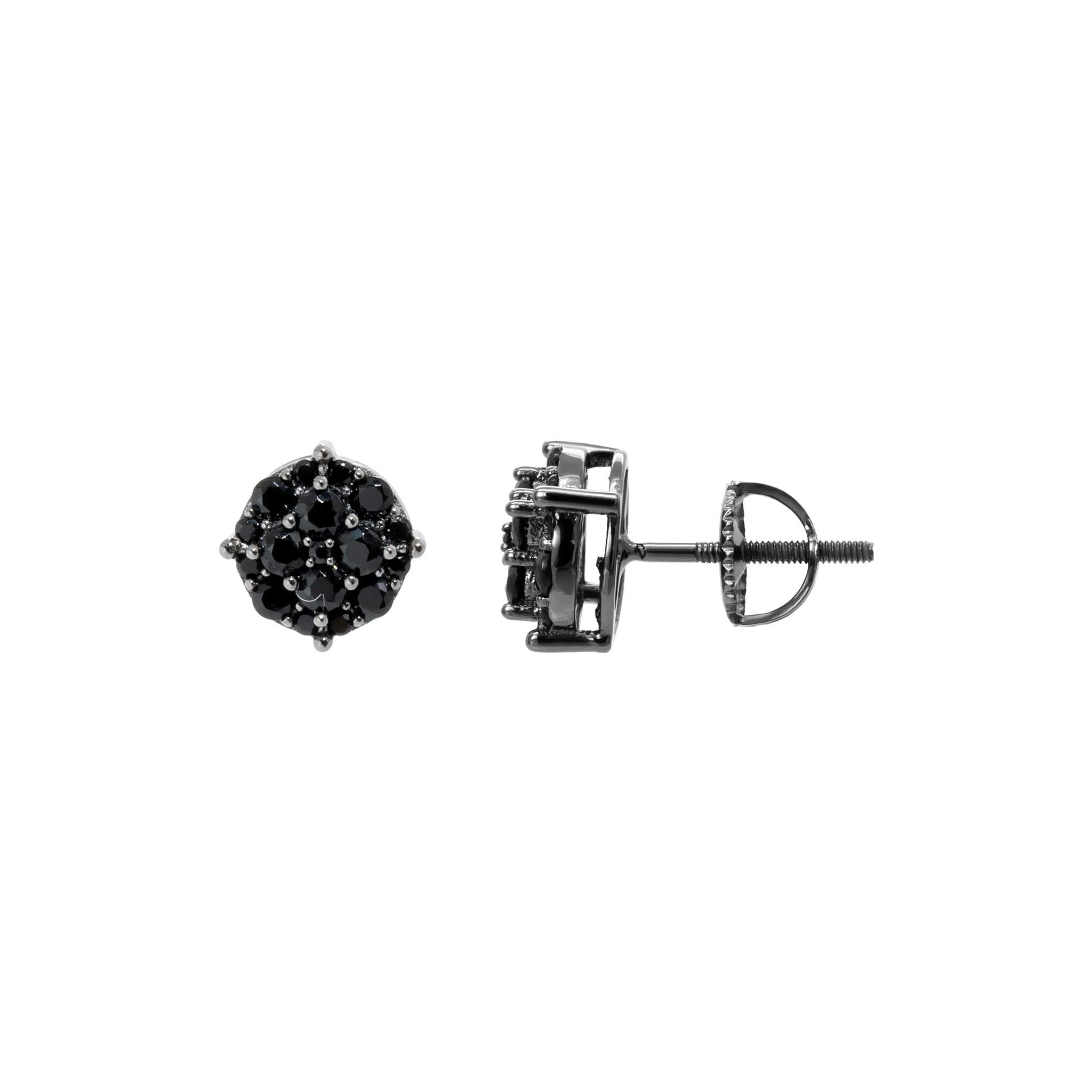 Black Stud Earrings