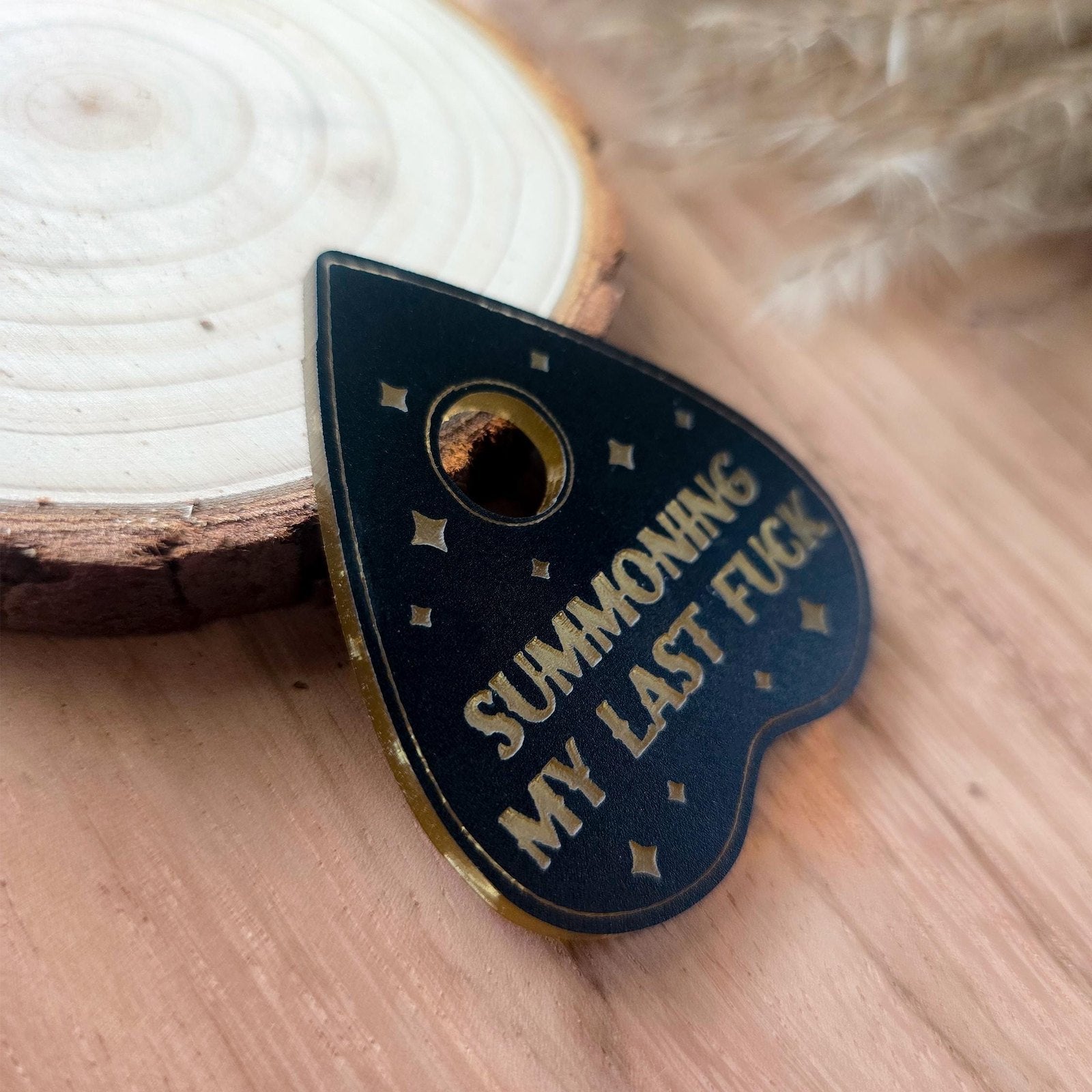 Summoning My Last Fuck Ouija Planchette Magnet