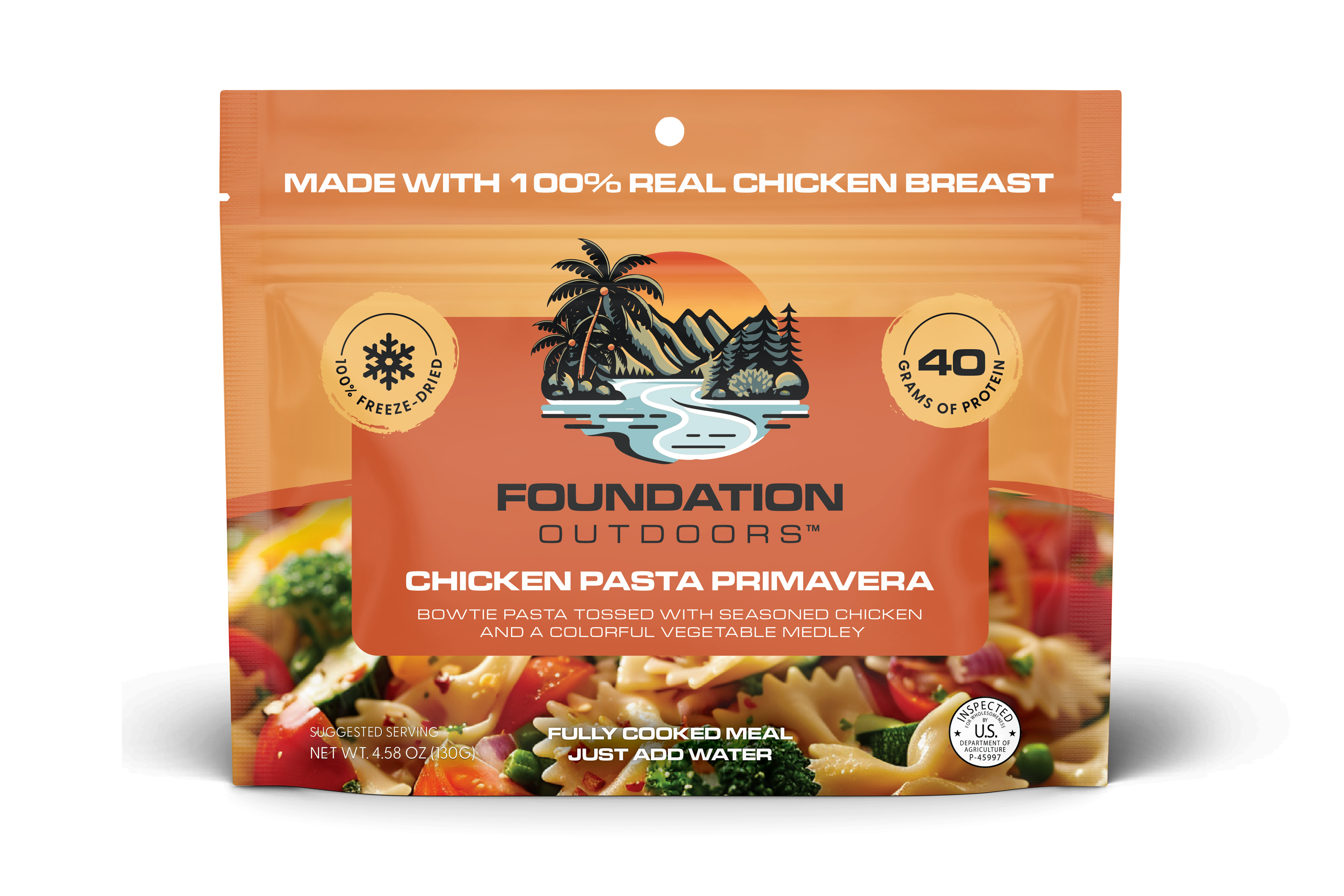 Chicken Pasta Primavera Meal