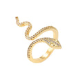 Diamond Snake Ring