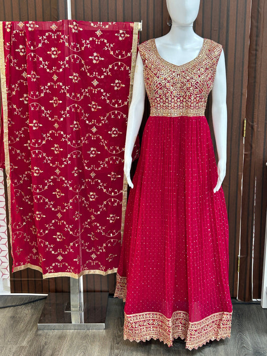 Heavy party wear gown