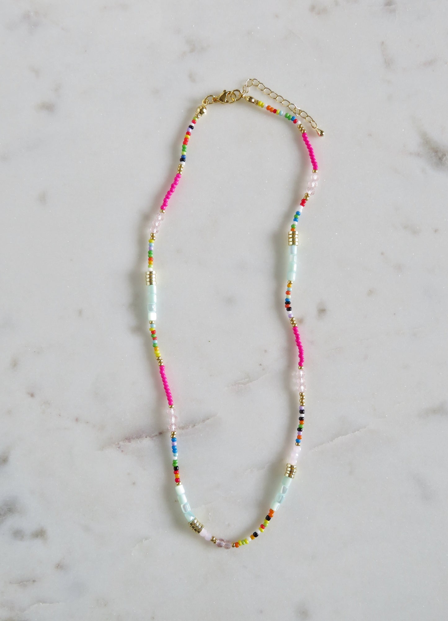 Dainty Crystal Beaded Necklaces
