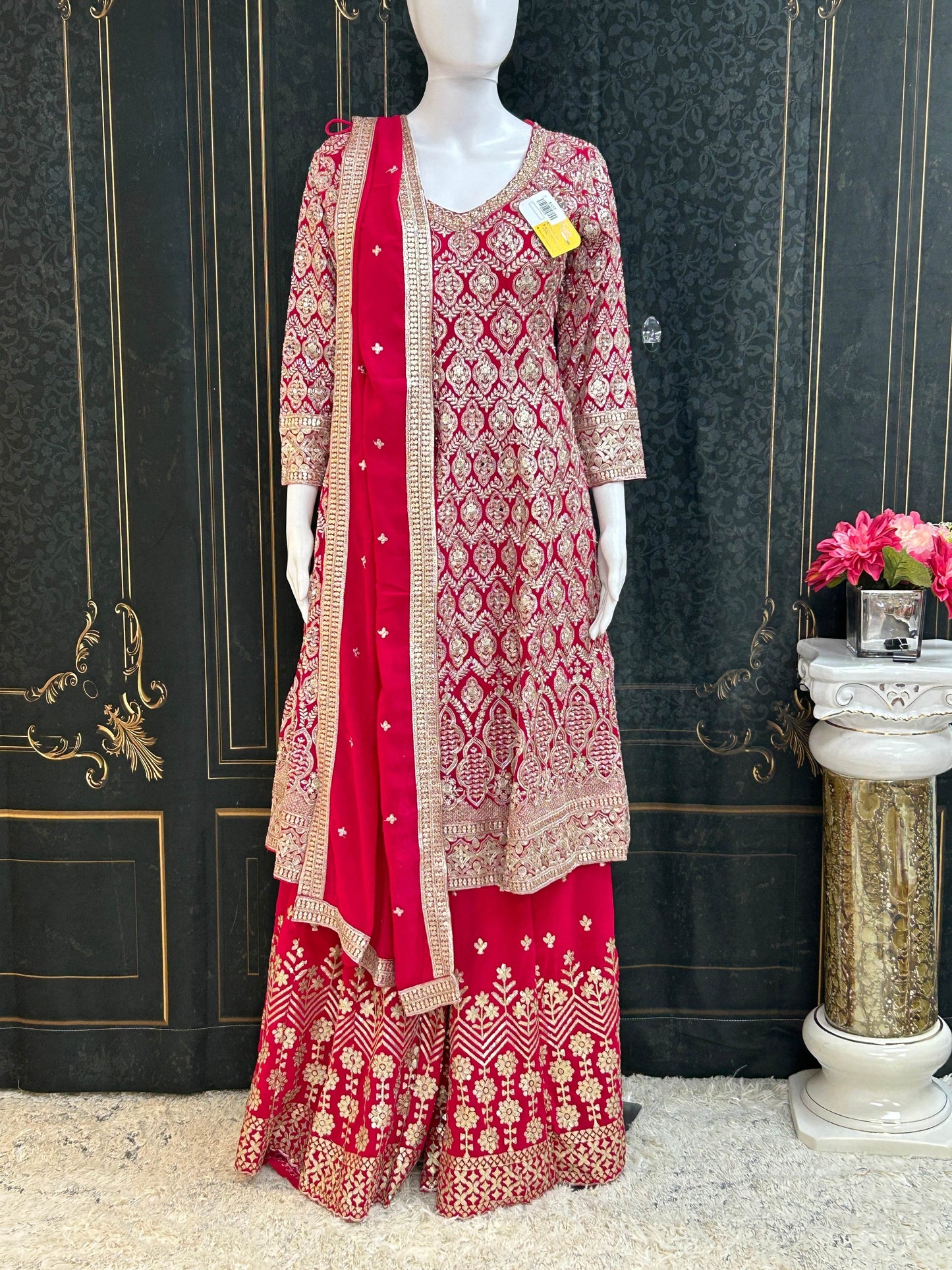 Heavy party wear sharara set