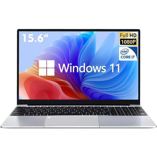 2025 15.6" Windows 11 Pro Laptop Computer  Core I7 8500Y 16GB 1TB Laptops Office Computer Fingerprint Unlock Notebook PC