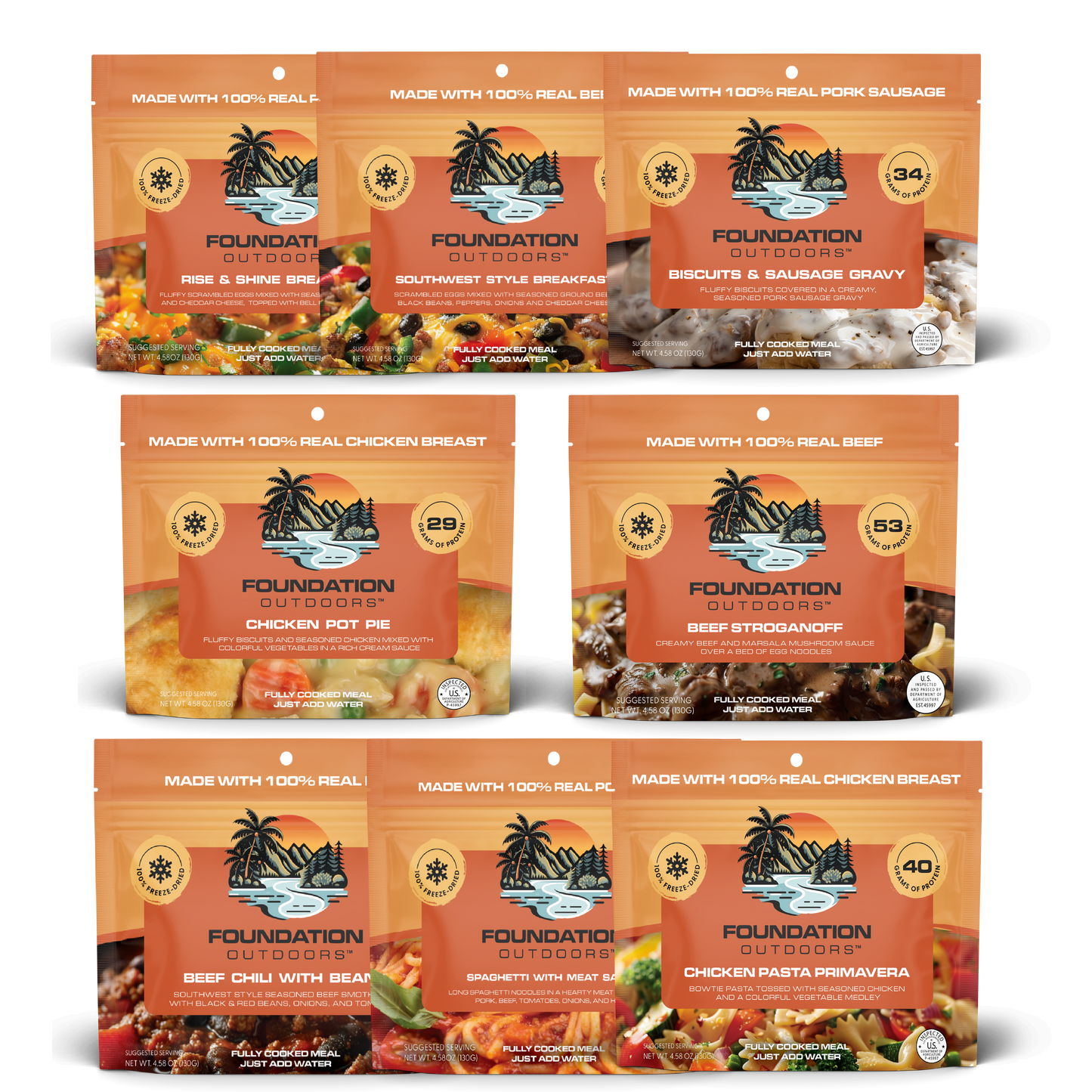 1 Week Excursion Pack - 21 Meals