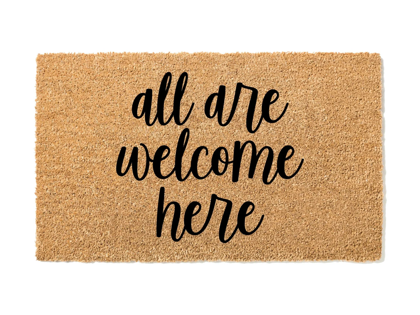 All Are Welcome Here Doormat