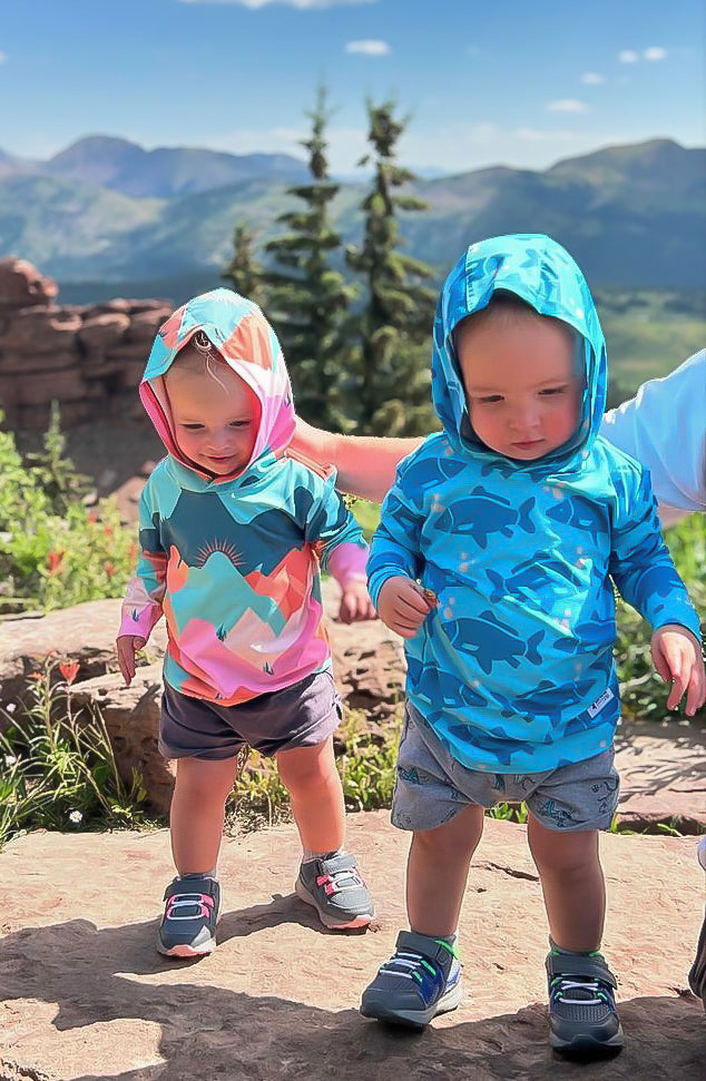 Summit Sunrise UPF 50 Kid's Sun Hoodie