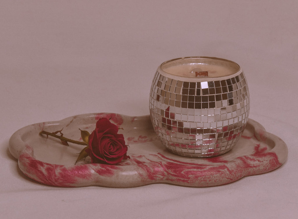 Blue Jean – Disco Ball Candle