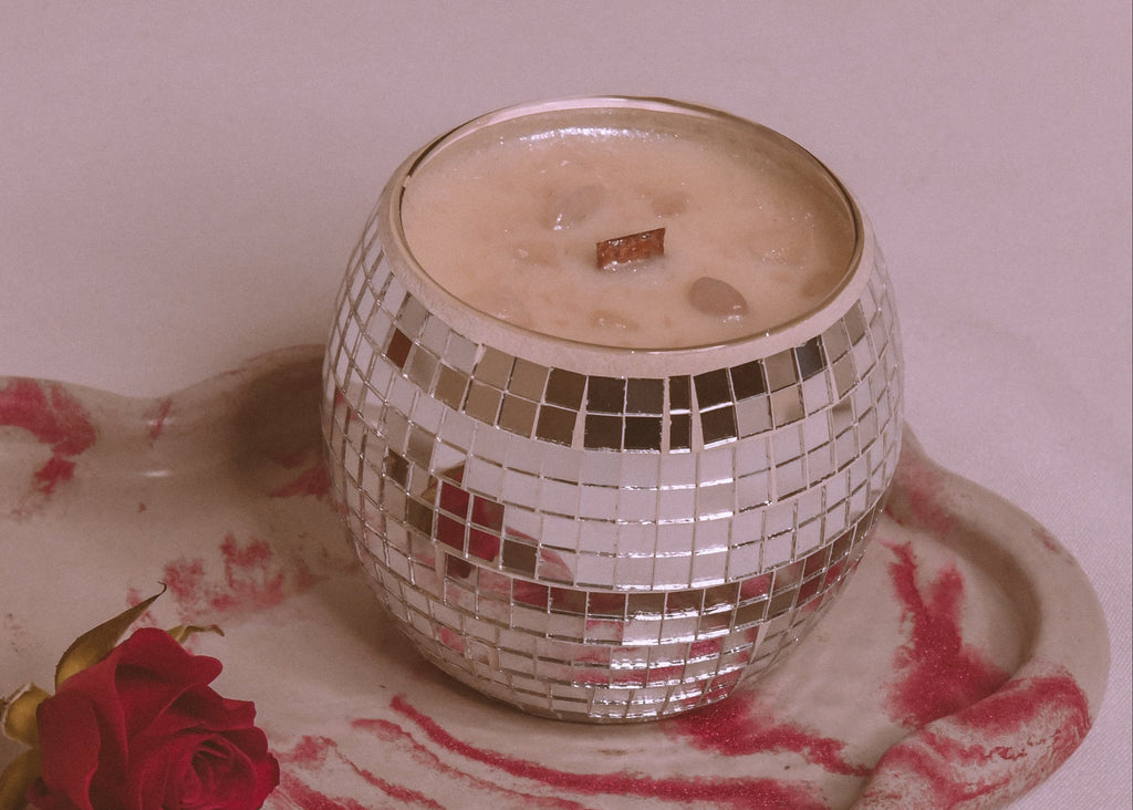 Blue Jean – Disco Ball Candle