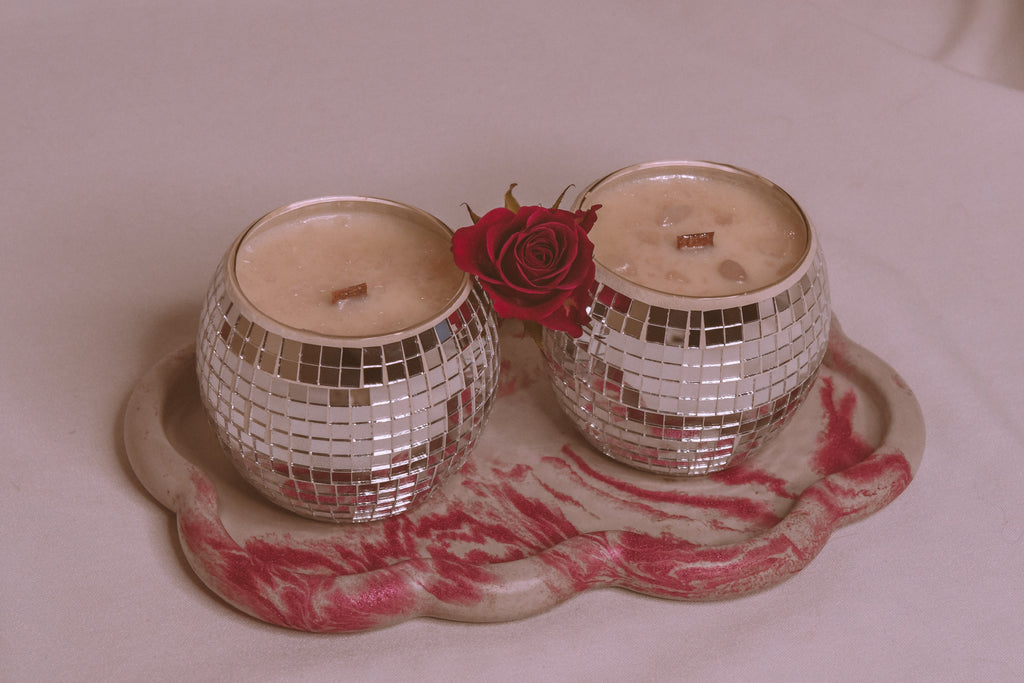Blue Jean – Disco Ball Candle