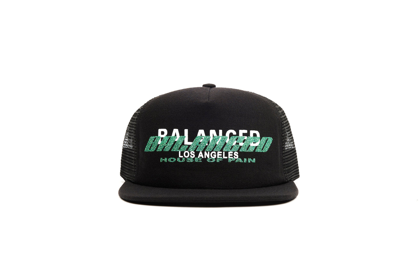 Balanced HP Flat Brim Trucker Green