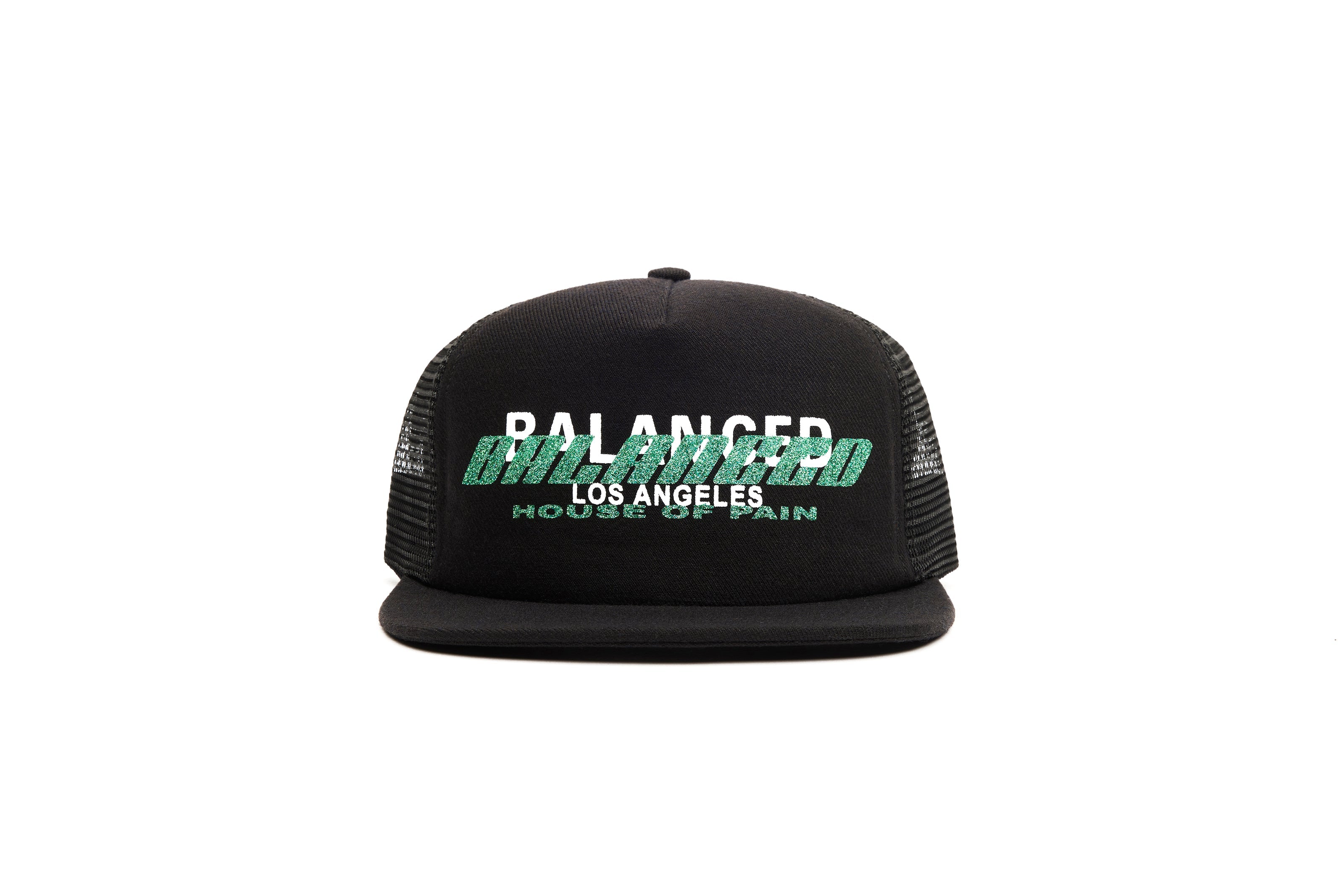 Balanced HP Flat Brim Trucker Green