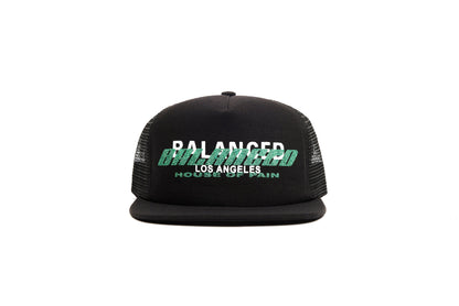 Balanced HP Flat Brim Trucker Green
