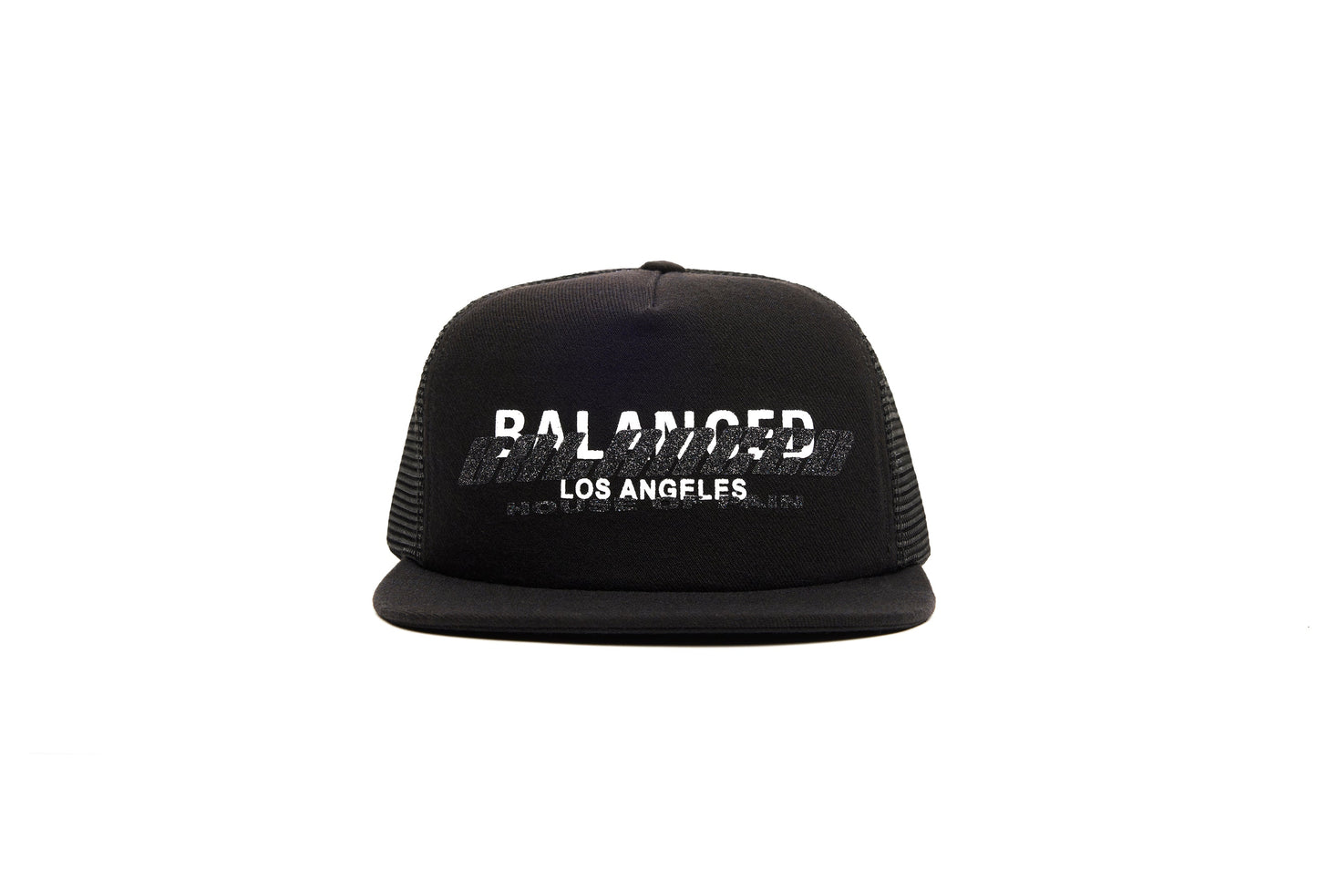 Balanced HP Flat Brim Trucker Noir