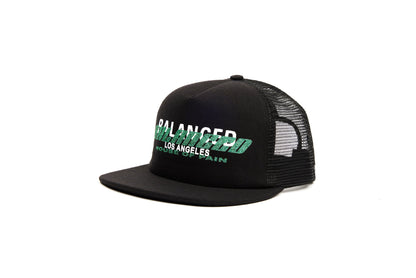 Balanced HP Flat Brim Trucker Green