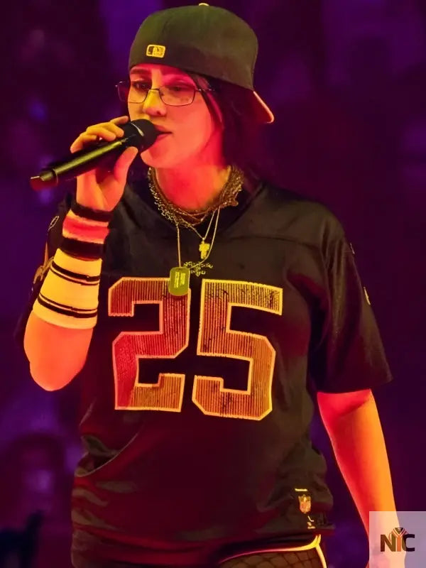 Billie Eilish Hit Me Hard And Soft Tour Black Jersey