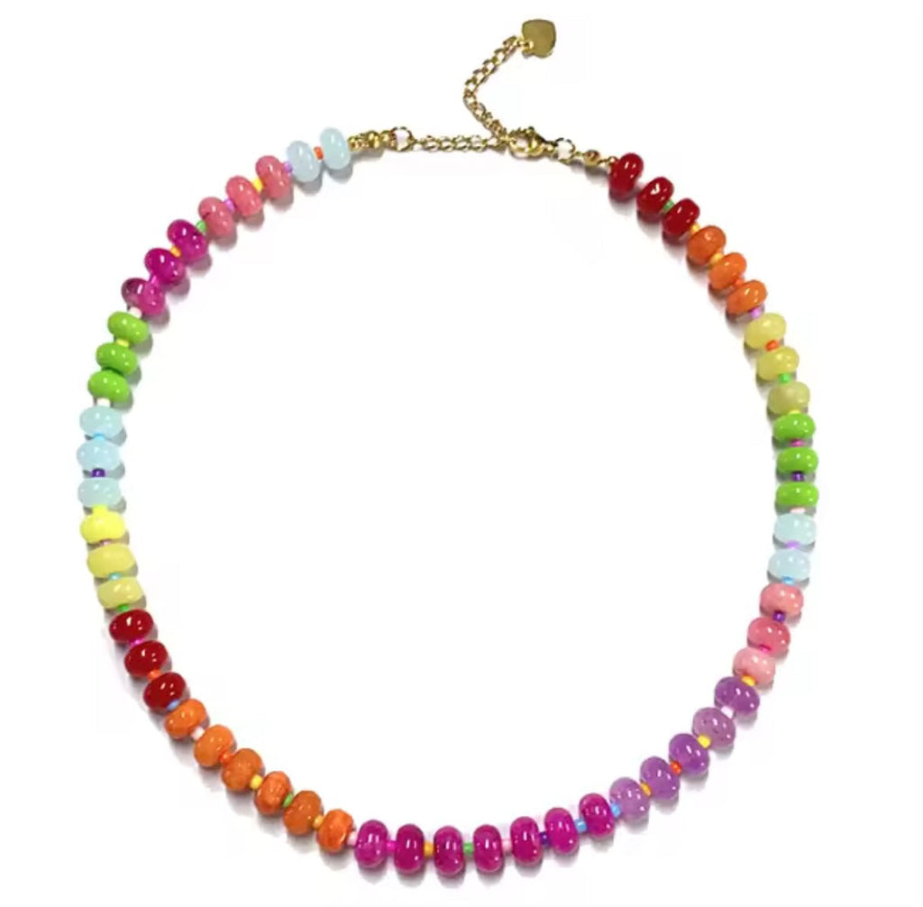 Rainbow Stone Necklaces
