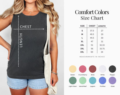 Seashell Lake Beach Mountain Hiking Camping Vacation Nature Comfort Colors Tank Top