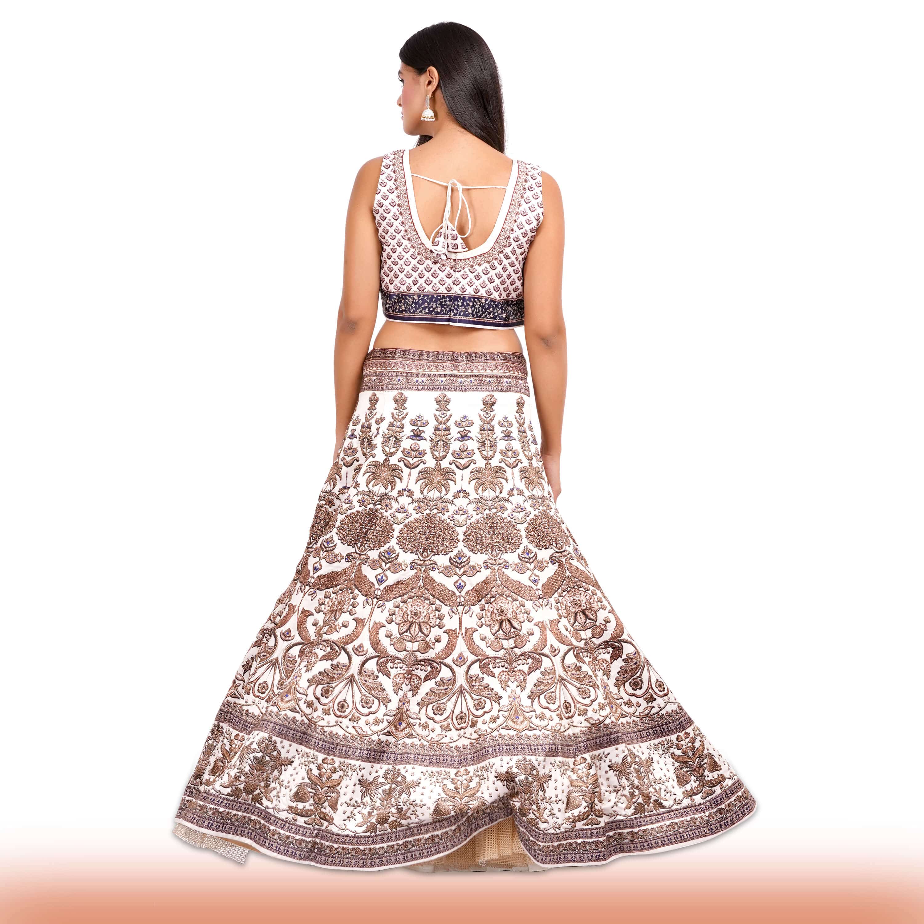 White Timeless Bridal Lehenga