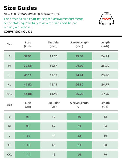 Christmas Tree Embroidered Knit Ugly Christmas Sweater | NCS