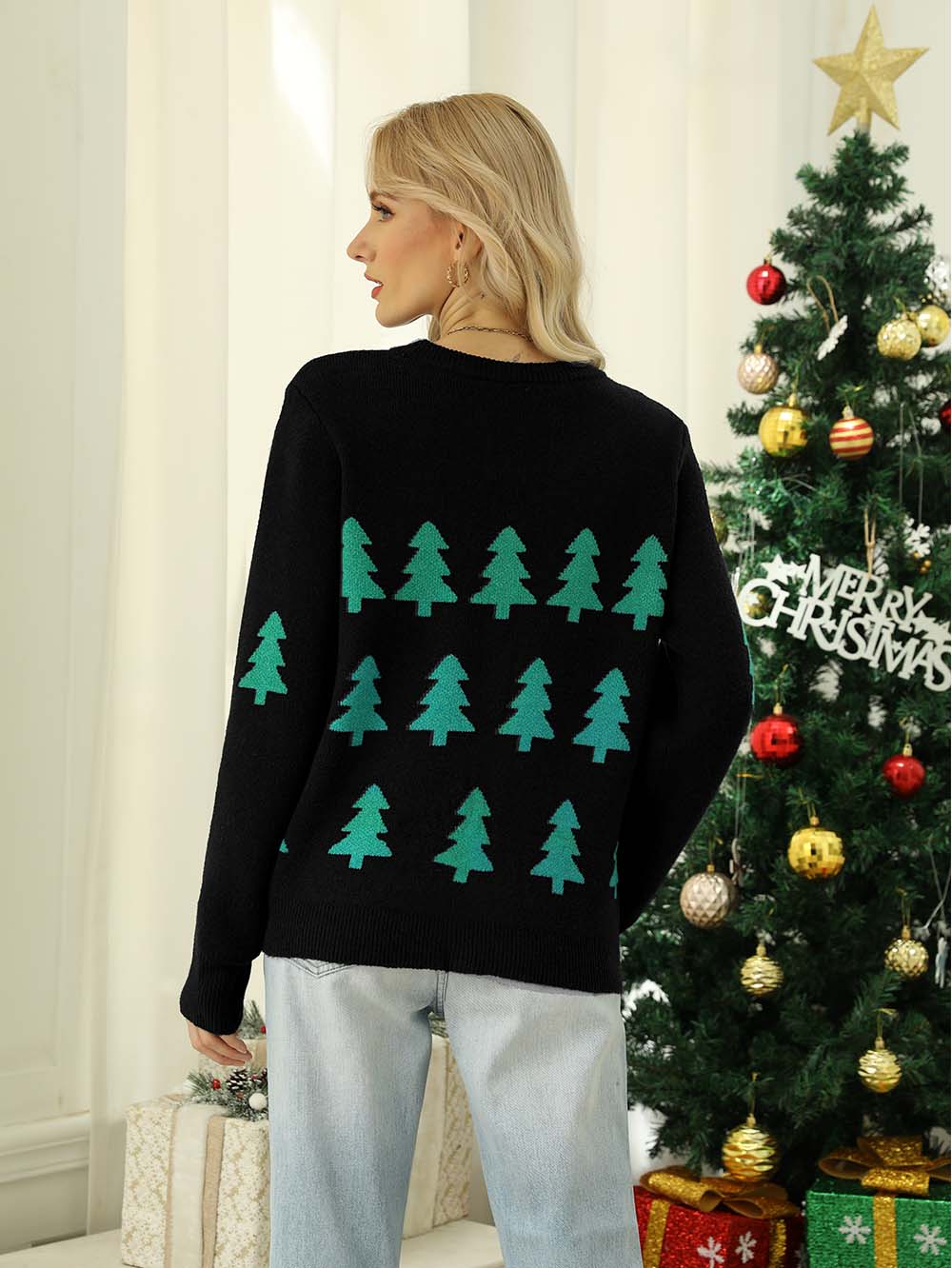 Christmas Trees Sweater for Women  | NCS