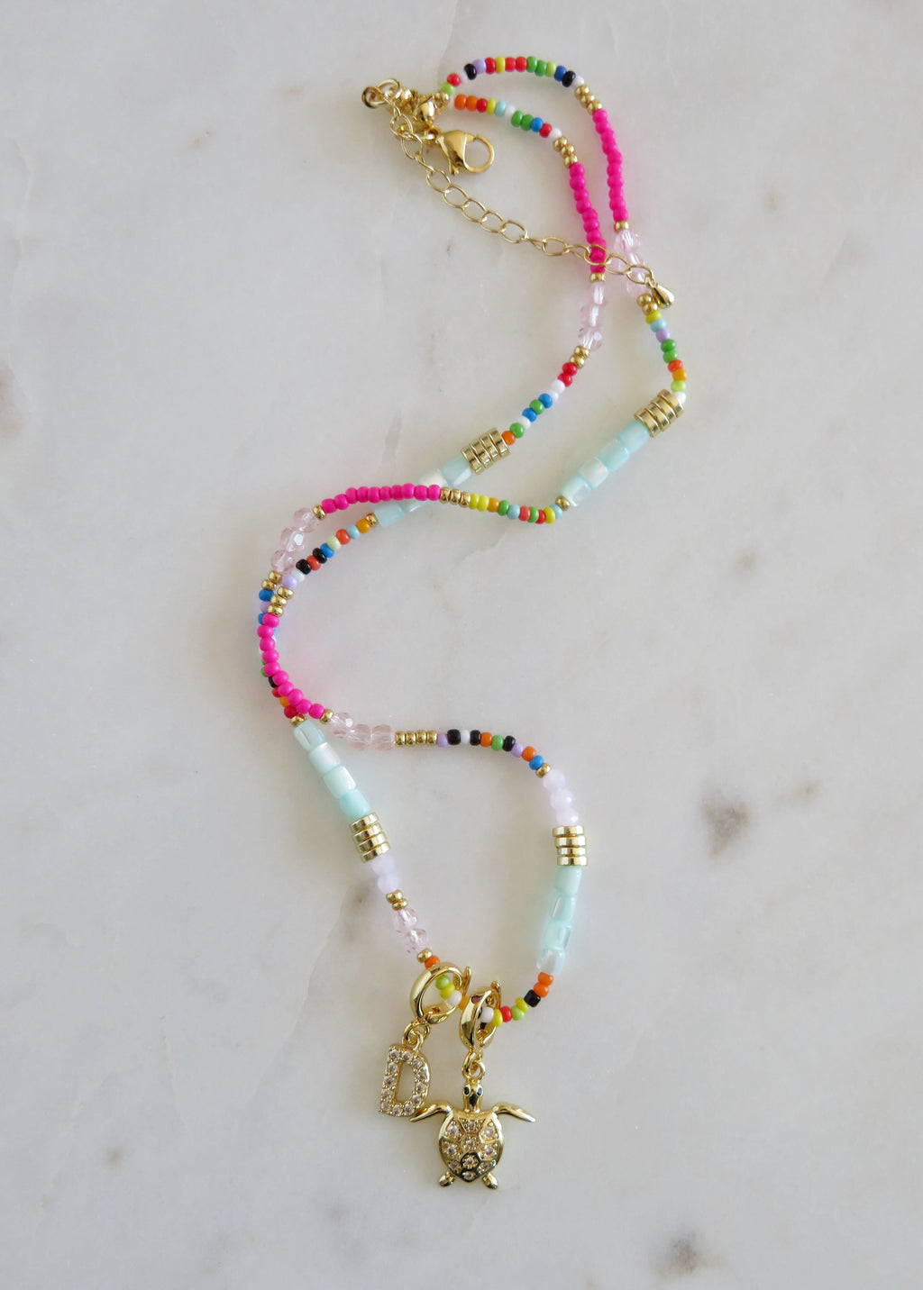 Dainty Crystal Beaded Necklaces
