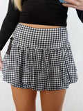 Gingham Bubble Skirt