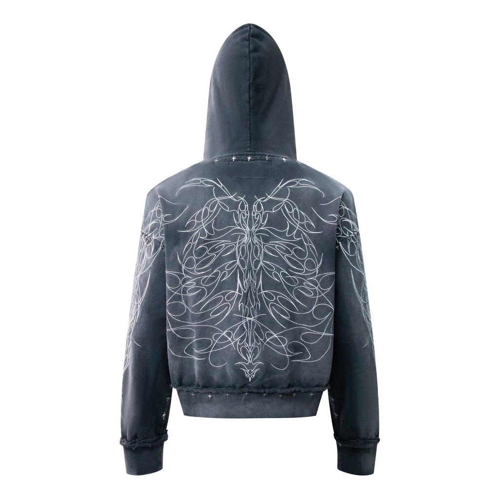 "DRKANGL" ZIP UP