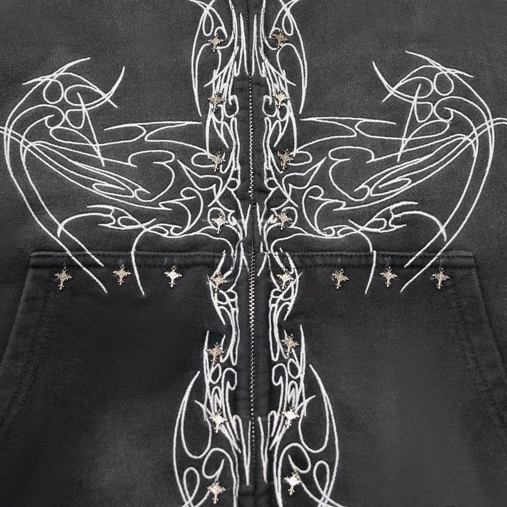 "DRKANGL" ZIP UP