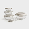 Borosilicate Glass Mixing Bowl Set (5 Bowls)