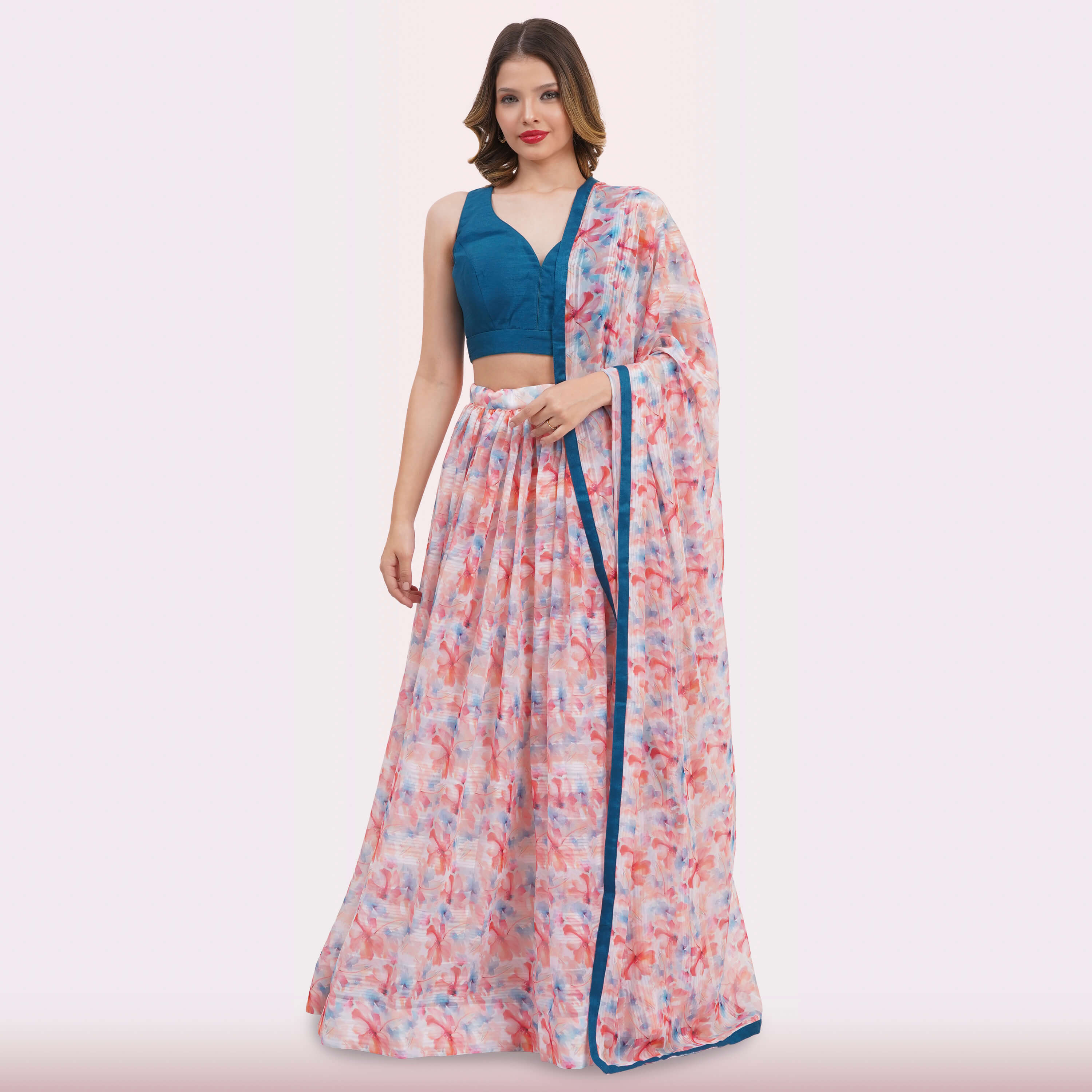 Watercolor Dream Lehenga Choli Set