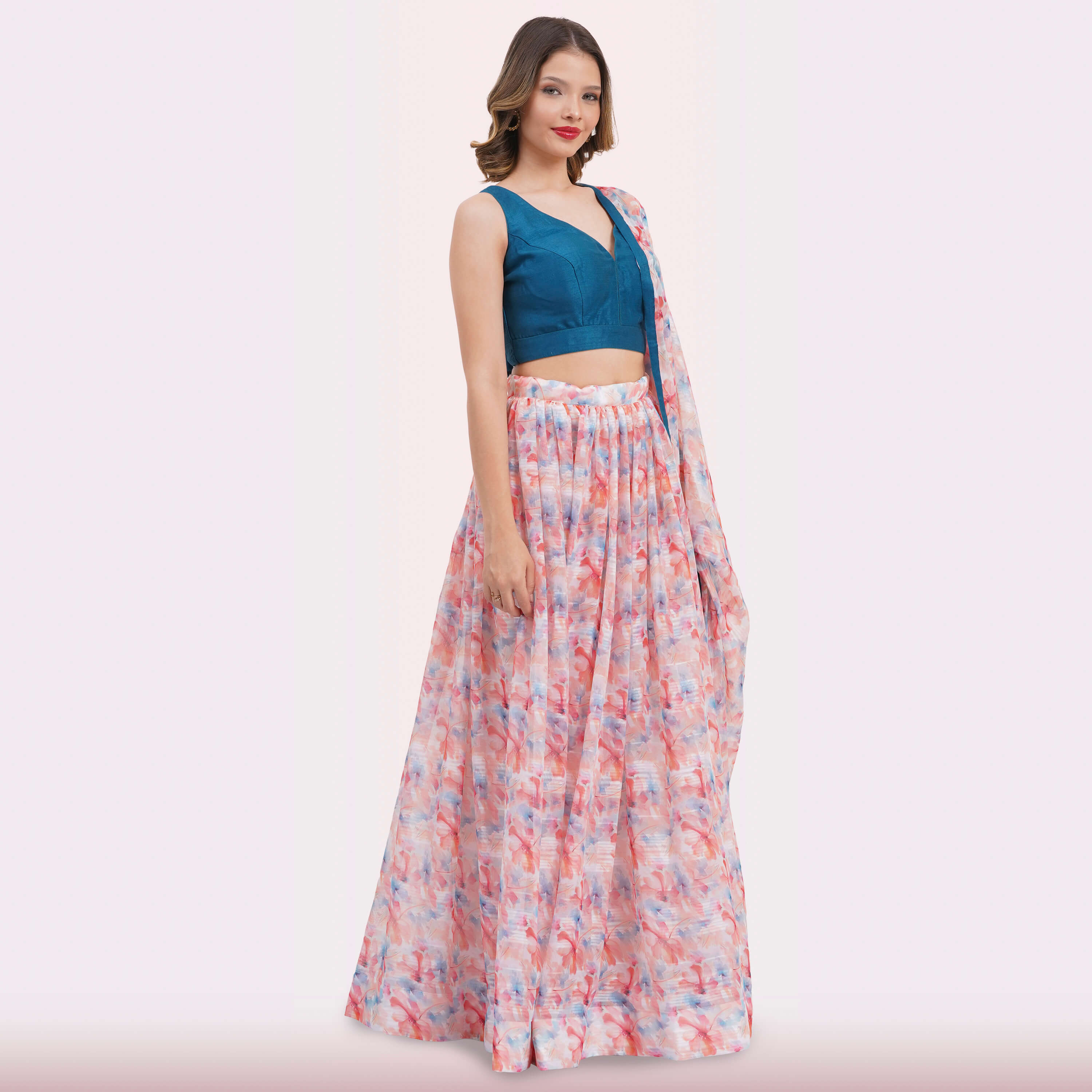 Watercolor Dream Lehenga Choli Set