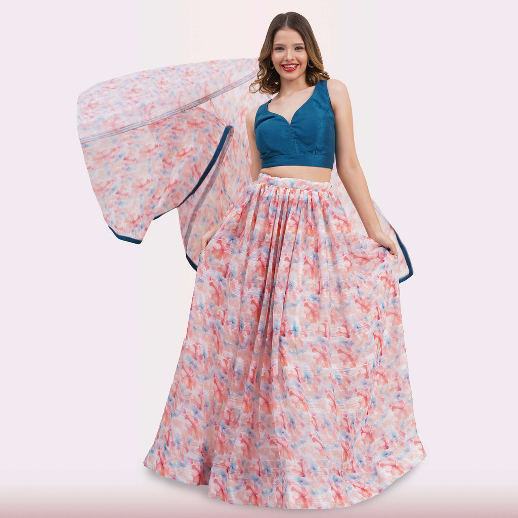 Watercolor Dream Lehenga Choli Set
