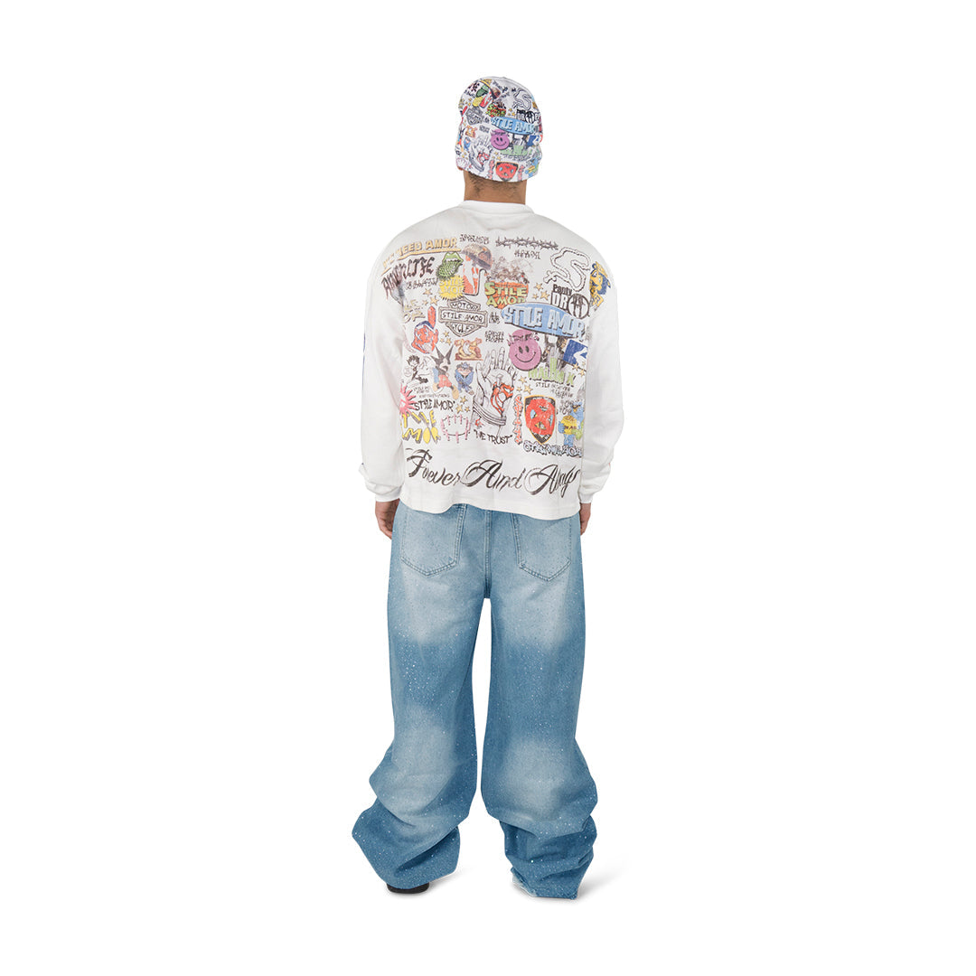 DIAMANTI BAGGY JEANS