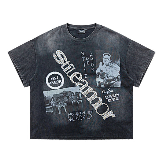 BLACK NO STYLIST TEE