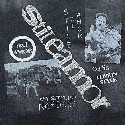 BLACK NO STYLIST TEE