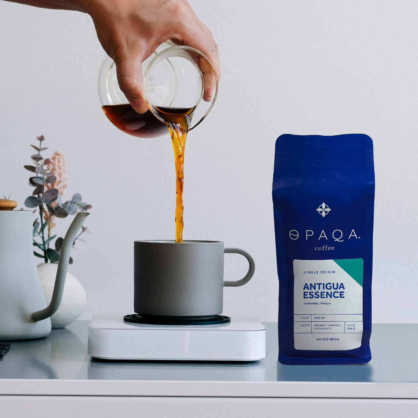 Guatemalan Single-Origin Coffee, Opaqa Antigua Essence