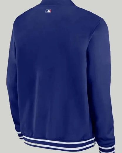 Dave Roberts LA Dodgers Blue Bomber Jacket