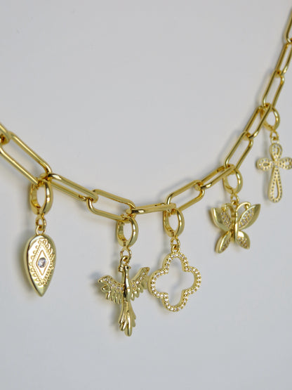 Charm Bar Chain - 18k Gold Plated - Handbag Chain