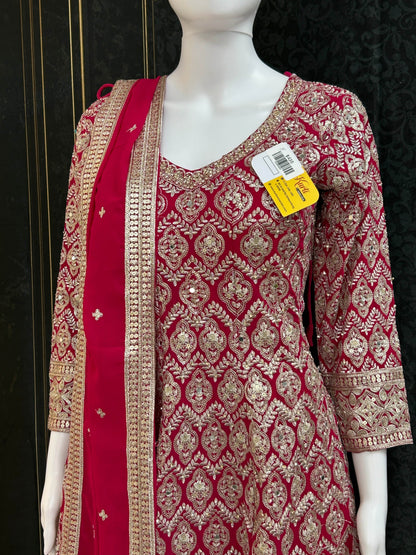 Heavy party wear sharara set