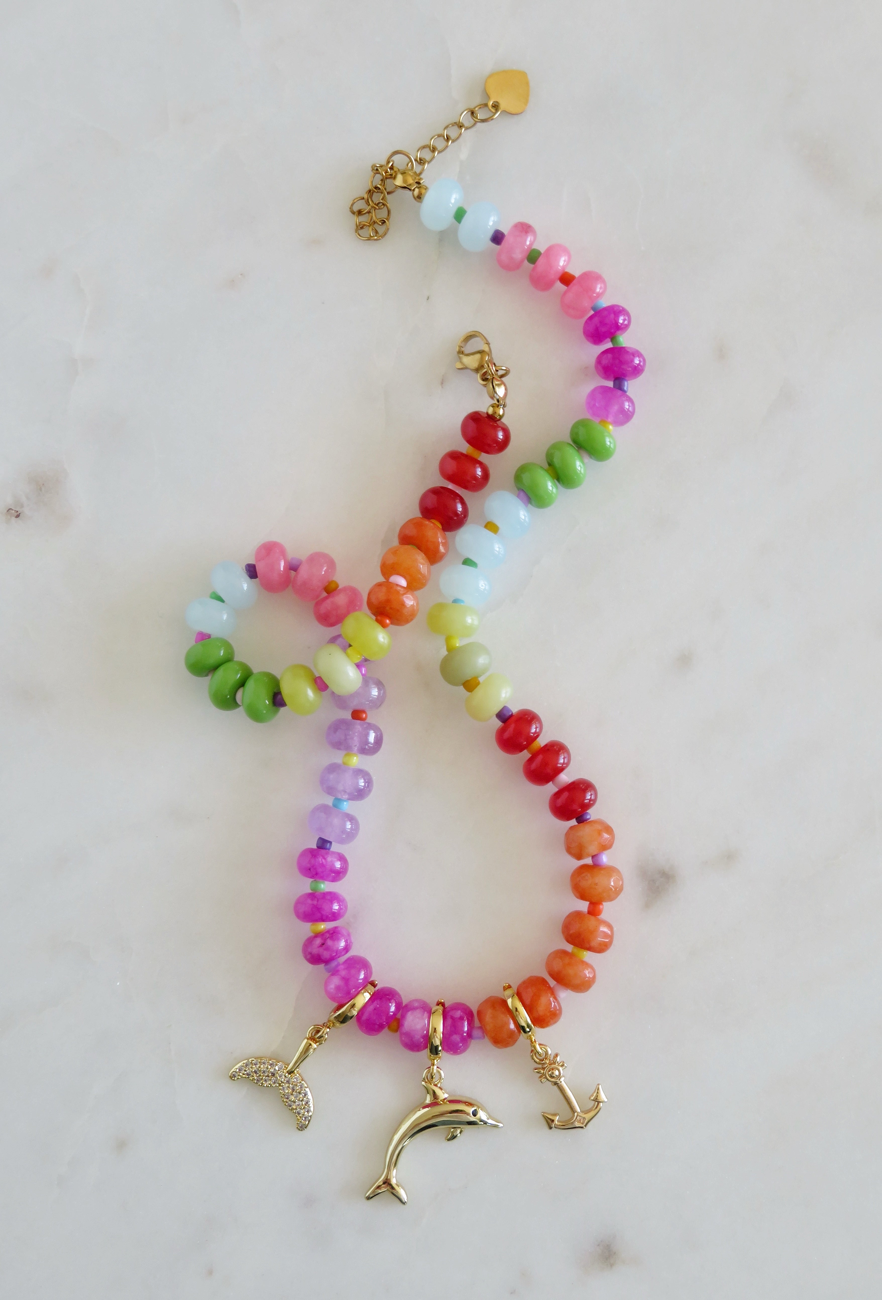 Rainbow Stone Necklaces